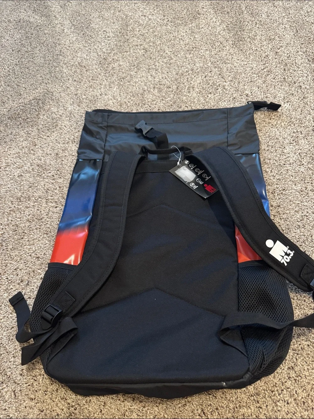 Iron Man 70.3 Participants Ohio Sandusky Black Backpack (NWT)